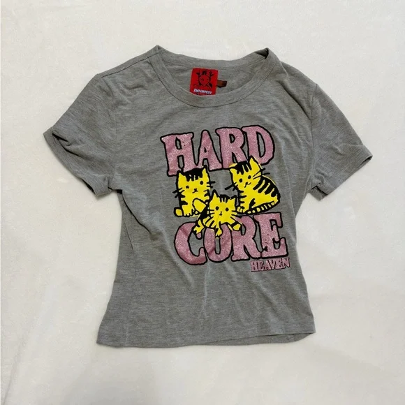 トップス heaven by marcjacobs HARDCORE BABY TEE HEAVEN BY MARC JACOBS 'Hard Core' Baby Tee